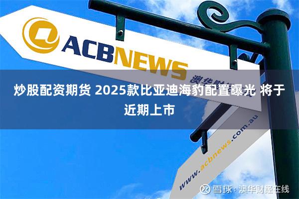 炒股配资期货 2025款比亚迪海豹配置曝光 将于近期上市