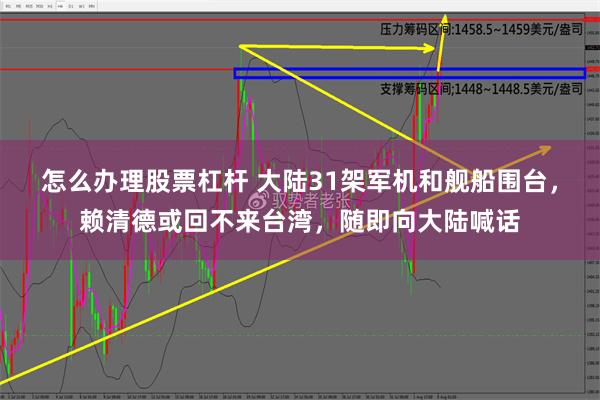 怎么办理股票杠杆 大陆31架军机和舰船围台，赖清德或回不来台湾，随即向大陆喊话