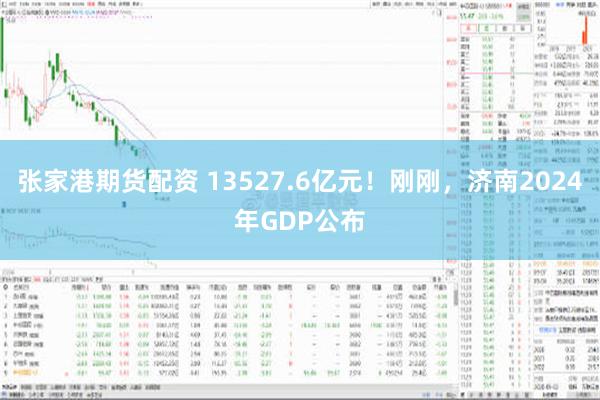 张家港期货配资 13527.6亿元！刚刚，济南2024年GDP公布